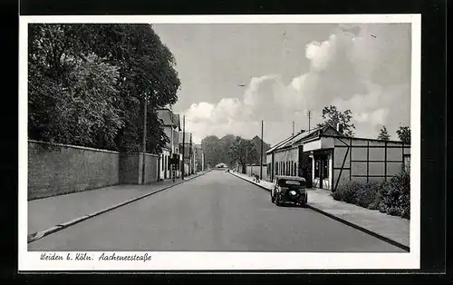 AK Weiden, Partie in der Aachenerstrasse