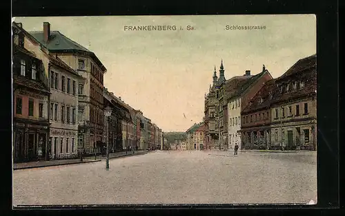 AK Frankenberg i. Sa., Partie in der Schlossstrasse
