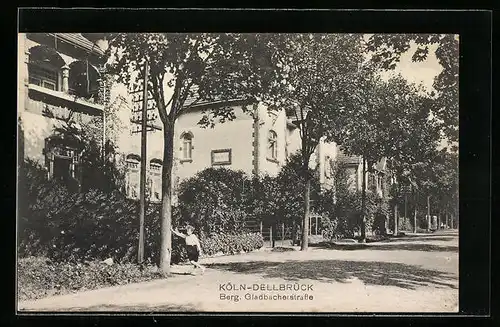 AK Köln-Dellbrück, Berg. Gladbacherstrasse