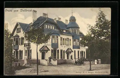 AK Köln-Dellbrück, Restaurant Zum Kurhaus von Mathias Plöger