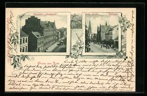 AK Köln-Kalk, Kath. Kirche, Direktion Humboldt