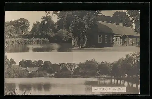 AK Gr. Königsförde, Gasthaus, Adl. Gut