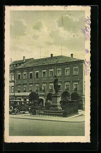 AK Hainichen i. Sa., Hotel Goldner Löwe