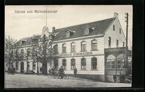 AK Köln-Müngersdorf, Restaurant von Heinrich Schumacher