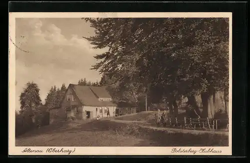 AK Altenau / Oberharz, Blick zum Polsterberg-Hubhaus