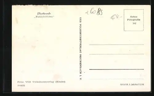 AK Brotterode, Restaurant Waldschlösschen