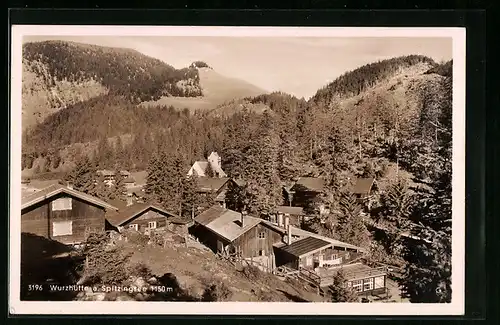 AK Schliersee, Wurzhütte am Spitzingsee
