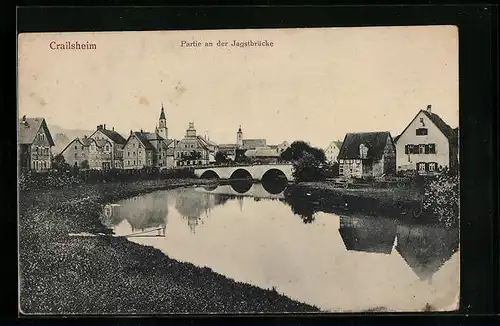 AK Crailsheim, Partie an der Jagstbrücke