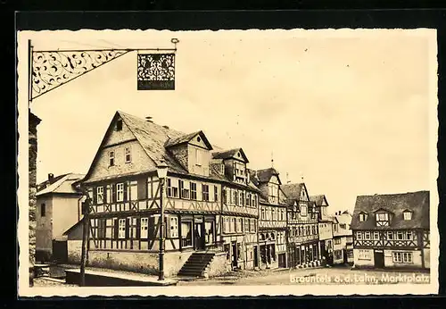 AK Braunfels a. d. Lahn, Marktplatz