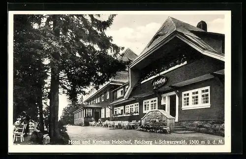 AK Feldberg i. Schwarzwald, Hotel und Kurhaus Hebelhof