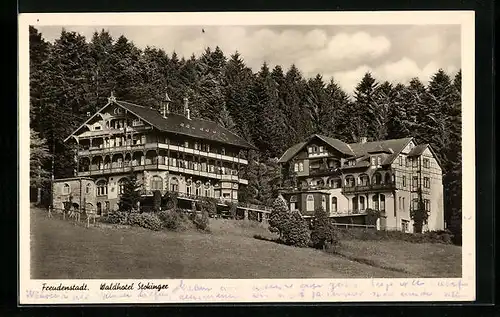 AK Freudenstadt, Waldhotel und Cafe Stokinger