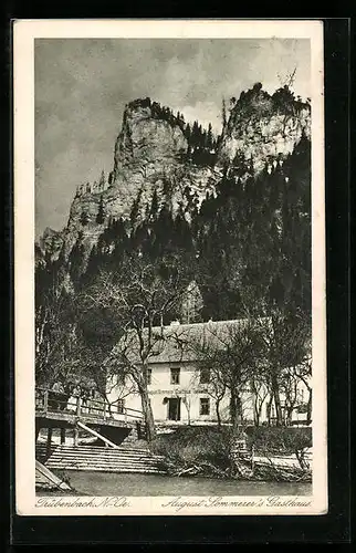 AK Trübenbach, August Sommer's Gasthaus