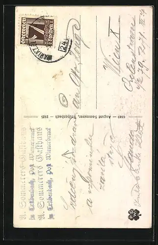 AK Trübenbach, August Sommer's Gasthaus