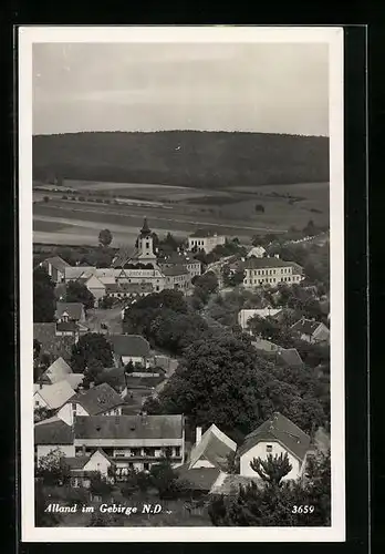 AK Alland im Gebirge, Totale mit Backhaus