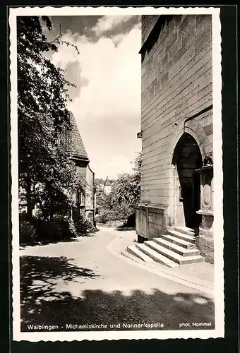 AK Waiblingen, Michaeliskirche und Nonnenkapelle