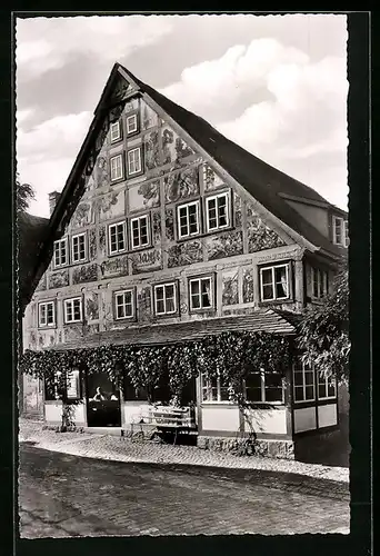 AK Schwalenberg in Lippe, Gasthof Künstlerklause