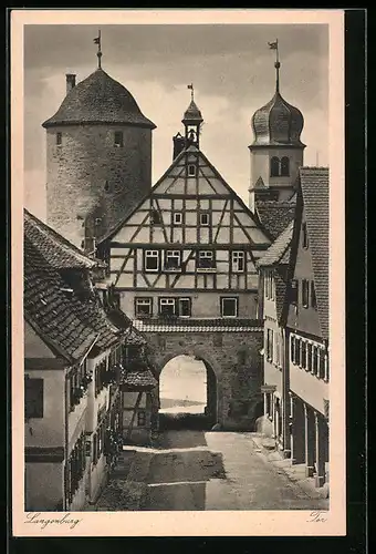 AK Langenburg, am Tor