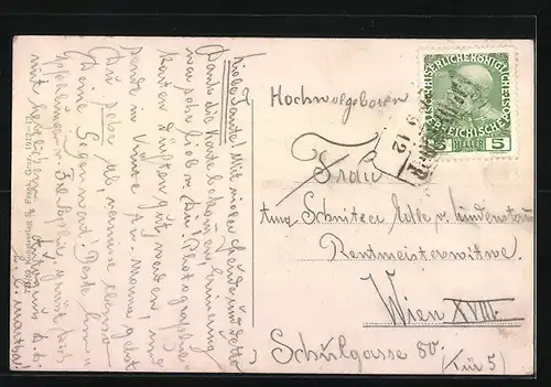 AK Judendorf, Sanatorium mit Wallfahrtskirche Strassengel