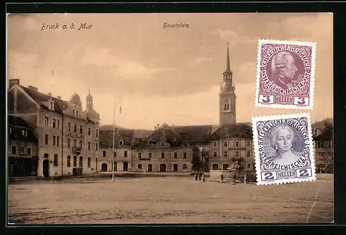 AK Bruck a. d. Mur, Hauptplatz