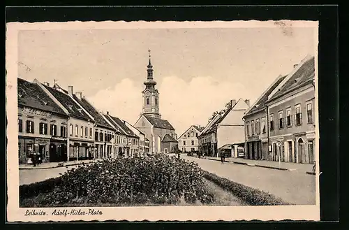 AK Leibnitz, Platz mit Kirche