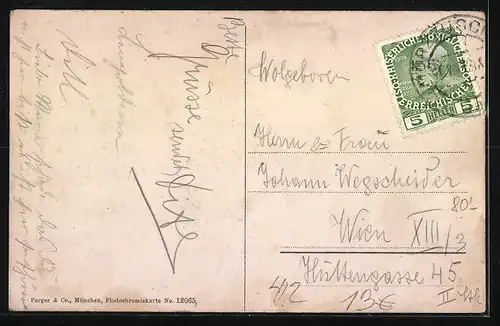 AK Mürzzuschlag, Teilansicht mit Wienerstrasse aus der Vogelschau