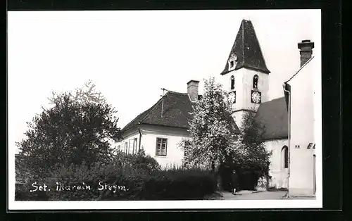 AK Sankt Marein, Partie an der Kirche