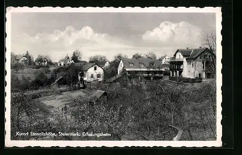 AK Lassnitzhöhe, Teilansicht mit Erholungsheim