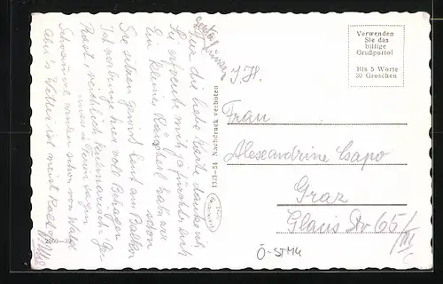 AK Lassnitzhöhe, Teilansicht mit Erholungsheim