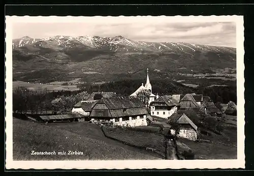 AK Zeutschach, Gesamtansicht mit Zirbitz