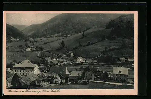 AK Steinhaus a. Semmering, Gesamtansicht