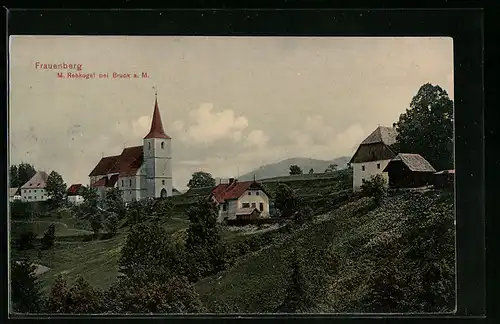 AK Frauenberg bei Bruck, Blick auf Kirche