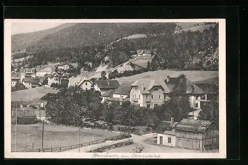 AK Steinhaus am Semmering, Teilansicht aus der Vogelschau