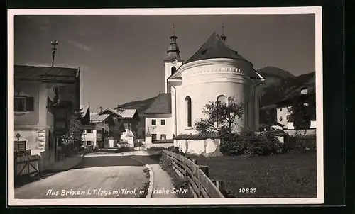 AK Brixen, Teilansicht mit Hohe Salve