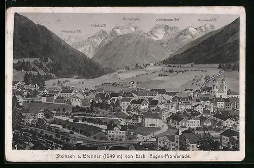 AK Steinach a. Brenner, Blick von der Erzh. Eugen-Promenade