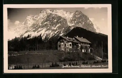 AK Ehrwald, Gasthaus-Pension Schönruh