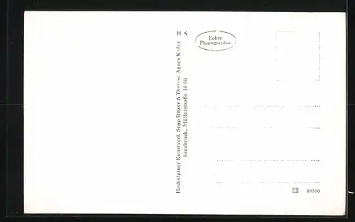 AK Westendorf, Ortspartie mit Gasthof Post und Kirche