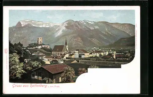 AK Rattenberg a. Inn, Teilansicht mit Kirche