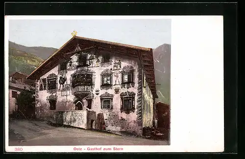 AK Oetz, Gasthof zum Stern