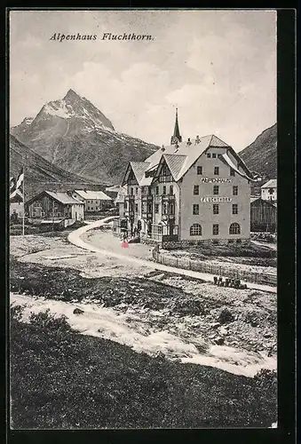 AK Galtür, Gasthaus Alpenhaus Fluchthorn