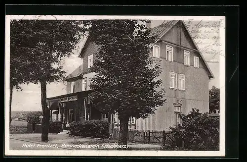 AK Benneckenstein / Hochharz, Hotel Frentzel