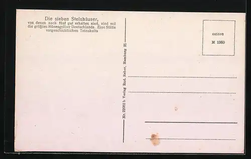 AK Fallingbostel, Sieben Steinhäuser, Hünengräber