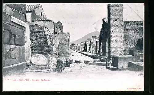 AK Pompei, Strada Stabiana