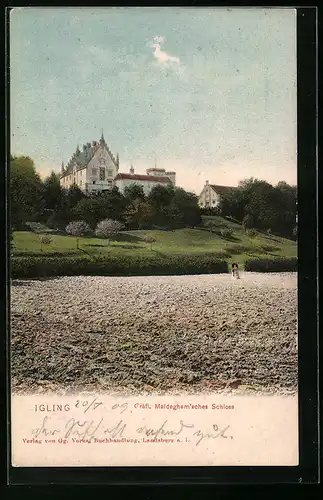 AK Igling, Gräfl. Maldeghem`sches Schloss