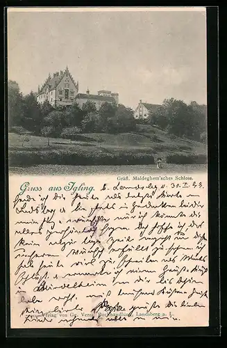 AK Igling, Gräfl. Maldeghem`sches Schloss