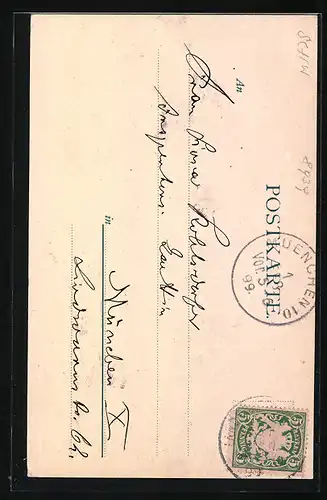 AK Igling, Gräfl. Maldeghem`sches Schloss