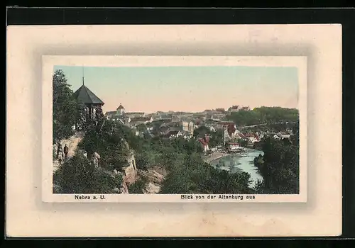 AK Nebra a. U., Blick von der Altenburg