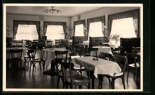 AK Berga / Elster, Café Poser, Innenansicht