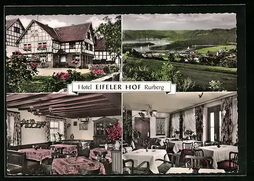 AK Rurberg /Monschau-Land, Hotel Eifeler Hof, Innenansichten