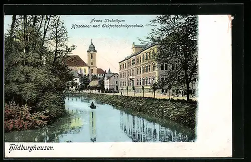 AK Hildburghausen, Neues Technikum mit Maschinen- und Elektrotechnikerschule