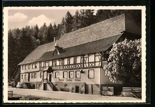 AK Schönberg-Geroldseck /Baden, Gasthof und Pension Zum Löwen